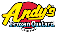 Andy's Frozen Custard logo, red yellow and blue