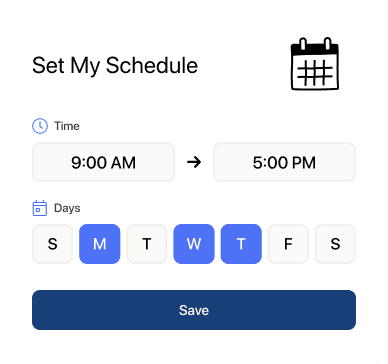 7shifts shift schedule set screen