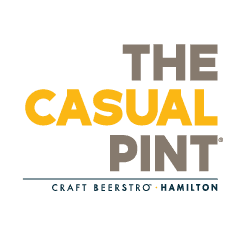 The casual pint craft beerstro logo