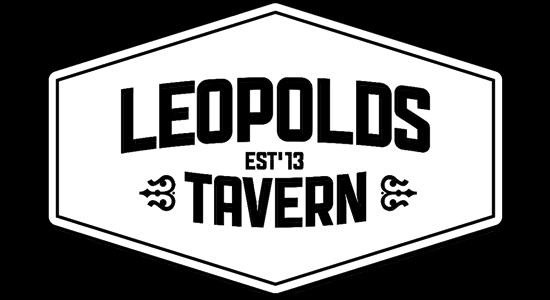 Leopolds Tavern logo white transparent