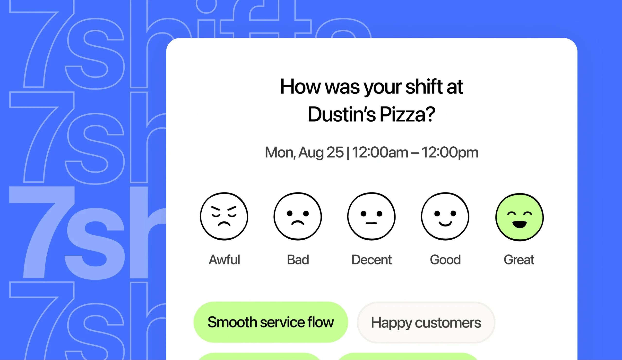 Engagement tool from 7shifts restaurant management software