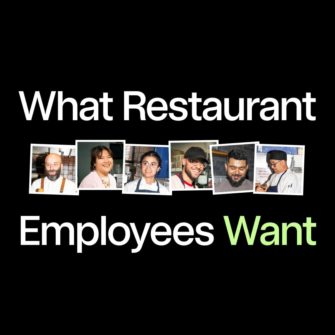 What Restaurant Employees Want